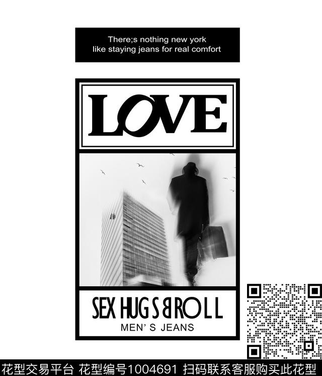 抽象男装几何数码印花华亿平台下载（图片编号: 1004691） - 瓦栏（Walan）