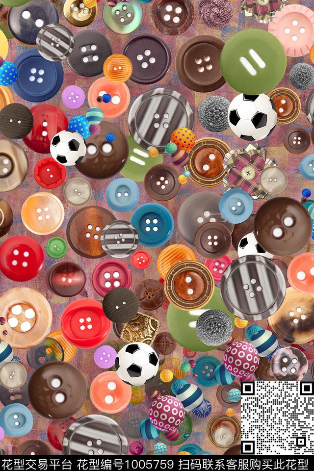 数码华亿平台趣味肌理数码印花华亿平台下载（图片编号: 1005759） - 瓦栏（Walan）