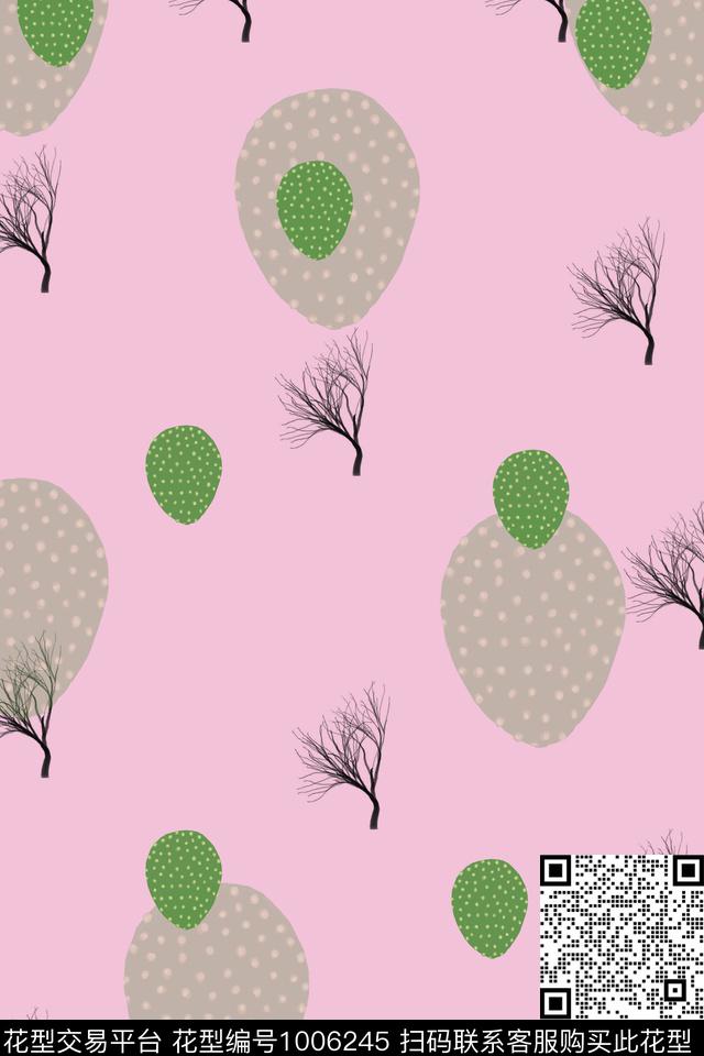 趣味田园花卉数码印花华亿平台下载（图片编号: 1006245） - 瓦栏（Walan）