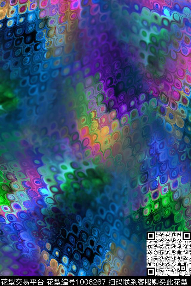 分形肌理抽象数码印花华亿平台下载（图片编号: 1006267） - 瓦栏（Walan）