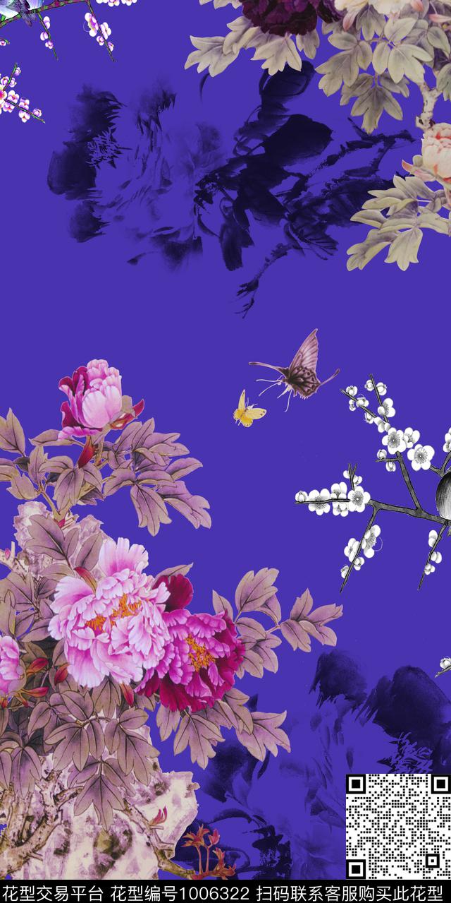 数码华亿平台女装中国风数码印花华亿平台下载（图片编号: 1006322） - 瓦栏（Walan）