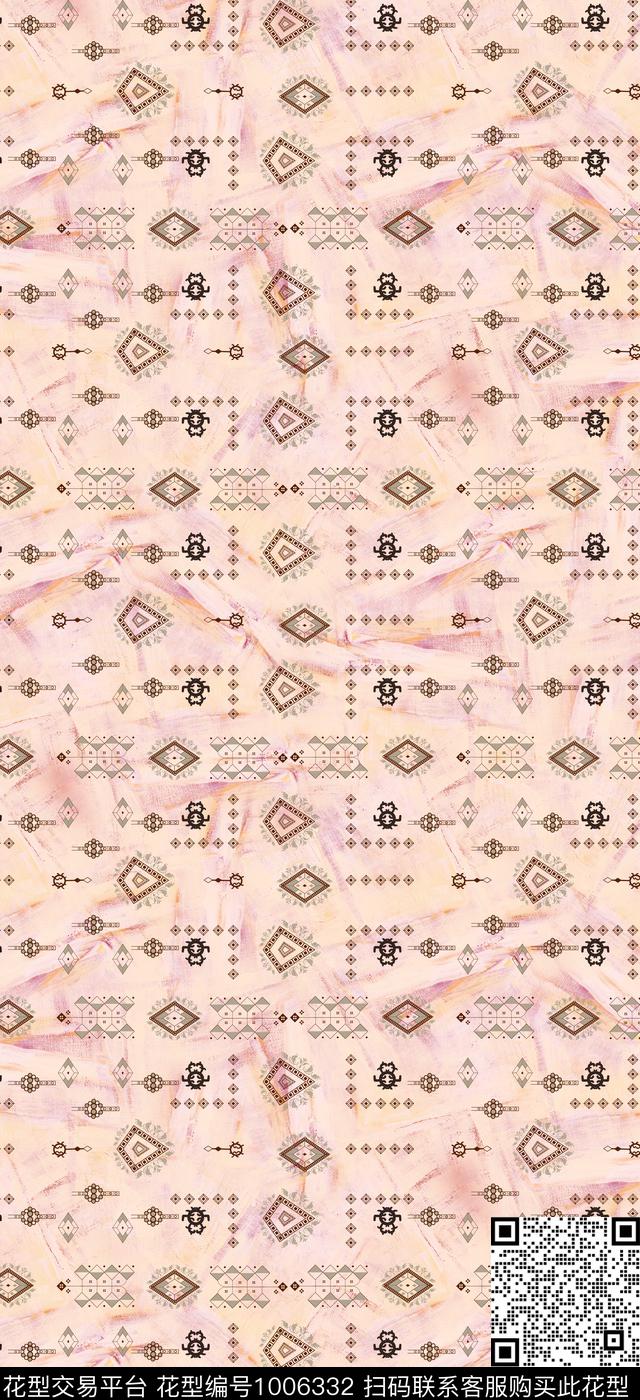 小碎花满版散花棉麻数码印花华亿平台下载（图片编号: 1006332） - 瓦栏（Walan）