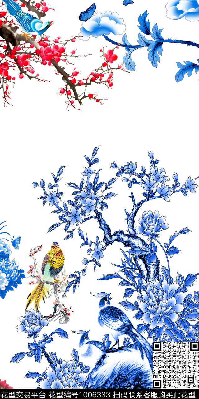 数码华亿平台女装大牌风数码印花华亿平台下载（图片编号: 1006333） - 瓦栏（Walan）