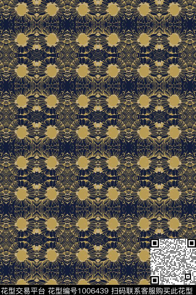 抽象手绘涂鸦图案男装休闲花卉传统印花华亿平台下载（图片编号: 1006439） - 瓦栏（Walan）