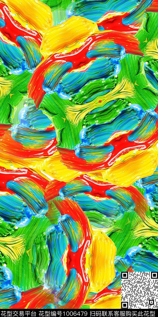 抽象纹理肌理数码印花华亿平台下载（图片编号: 1006479） - 瓦栏（Walan）