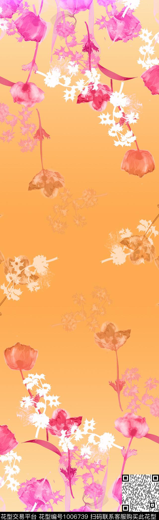 数码华亿平台围巾小碎花数码印花华亿平台下载（图片编号: 1006739） - 瓦栏（Walan）