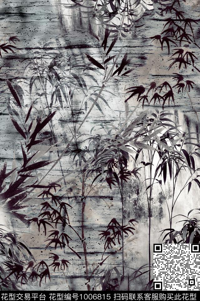 女装满版散花中老年数码印花华亿平台下载（图片编号: 1006815） - 瓦栏（Walan）