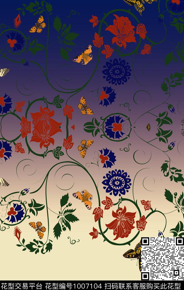 数码华亿平台深圳花卉数码印花华亿平台下载（图片编号: 1007104） - 瓦栏（Walan）