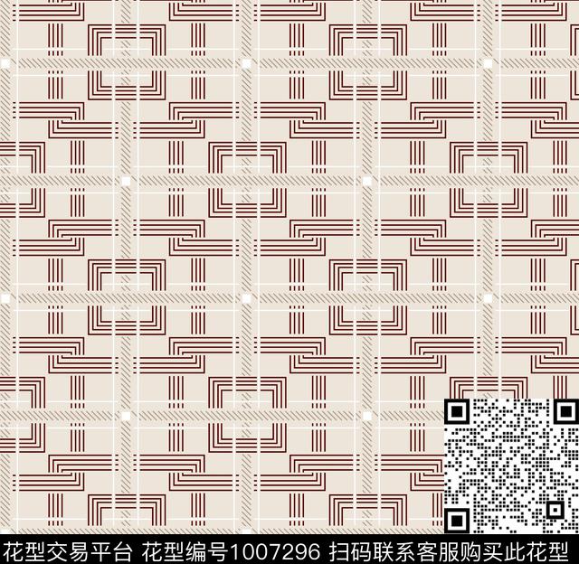 民族风几何潮牌传统印花华亿平台下载（图片编号: 1007296） - 瓦栏（Walan）