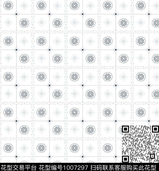 民族风几何潮牌传统印花华亿平台下载（图片编号: 1007297） - 瓦栏（Walan）