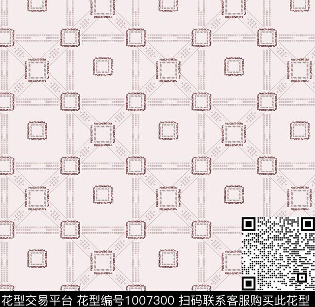 民族风几何潮牌传统印花华亿平台下载（图片编号: 1007300） - 瓦栏（Walan）