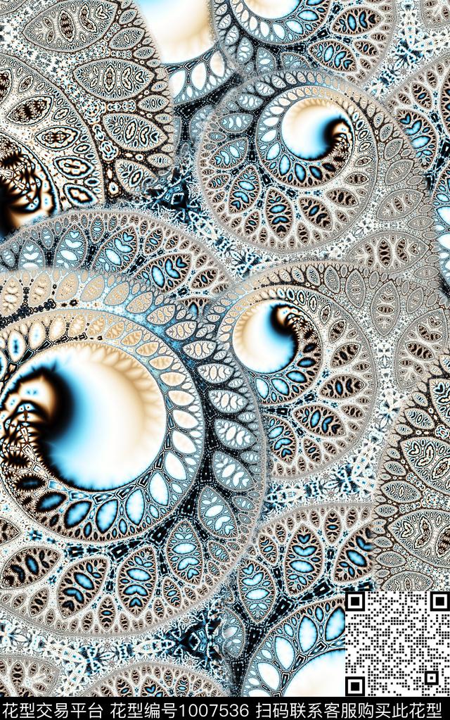 民族风抽象几何数码印花华亿平台下载（图片编号: 1007536） - 瓦栏（Walan）