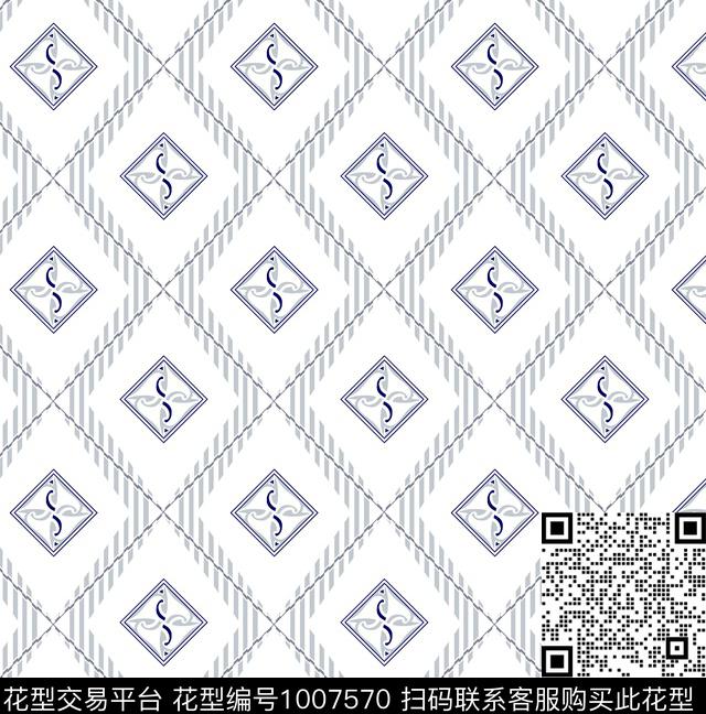 民族风几何潮牌传统印花华亿平台下载（图片编号: 1007570） - 瓦栏（Walan）