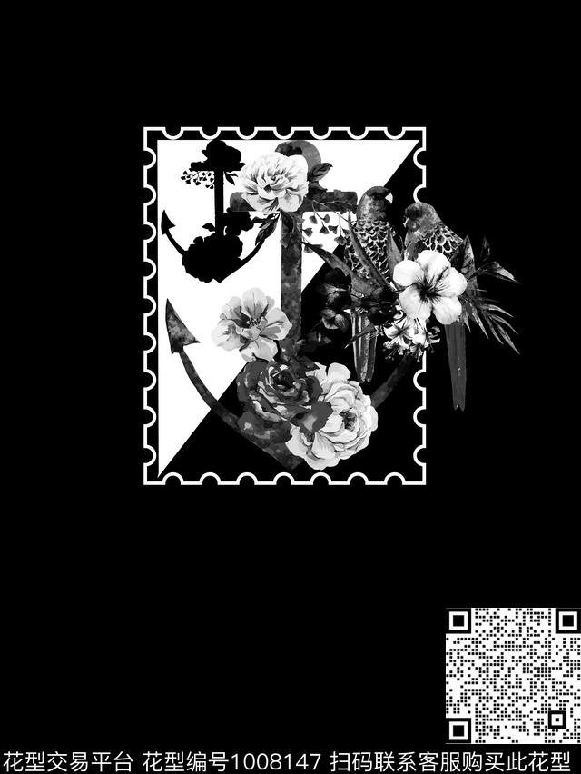 趣味定位男装年轻女性数码印花华亿平台下载（图片编号: 1008147） - 瓦栏（Walan）