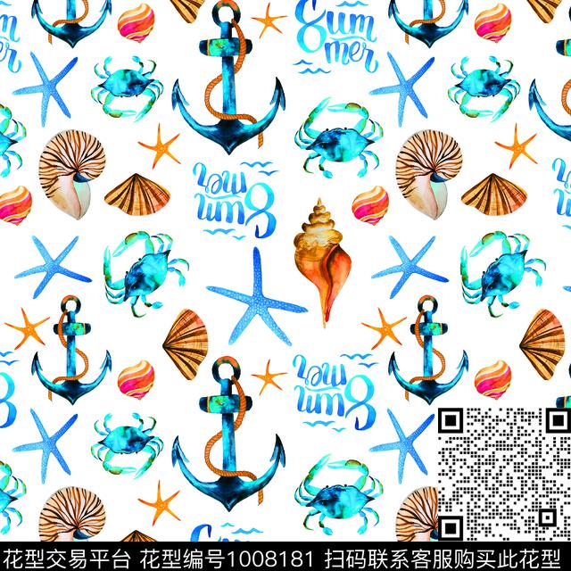 卡通抽象女装传统印花华亿平台下载（图片编号: 1008181） - 瓦栏（Walan）