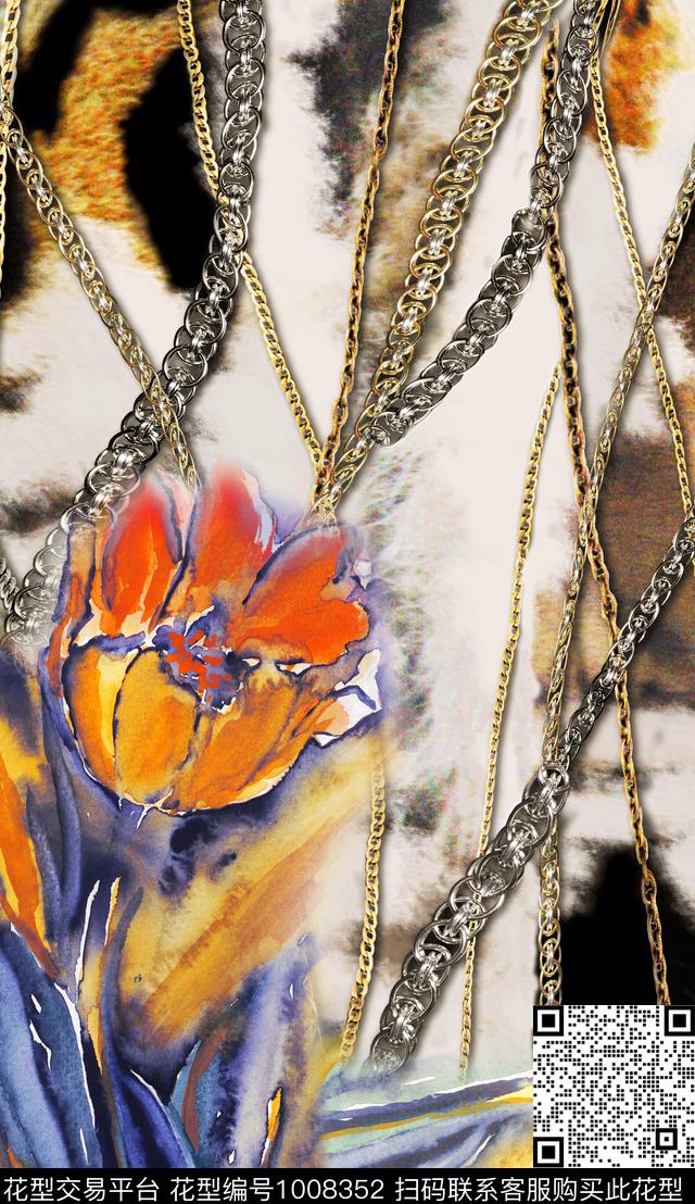 定位花女装定位花数码印花华亿平台下载（图片编号: 1008352） - 瓦栏（Walan）