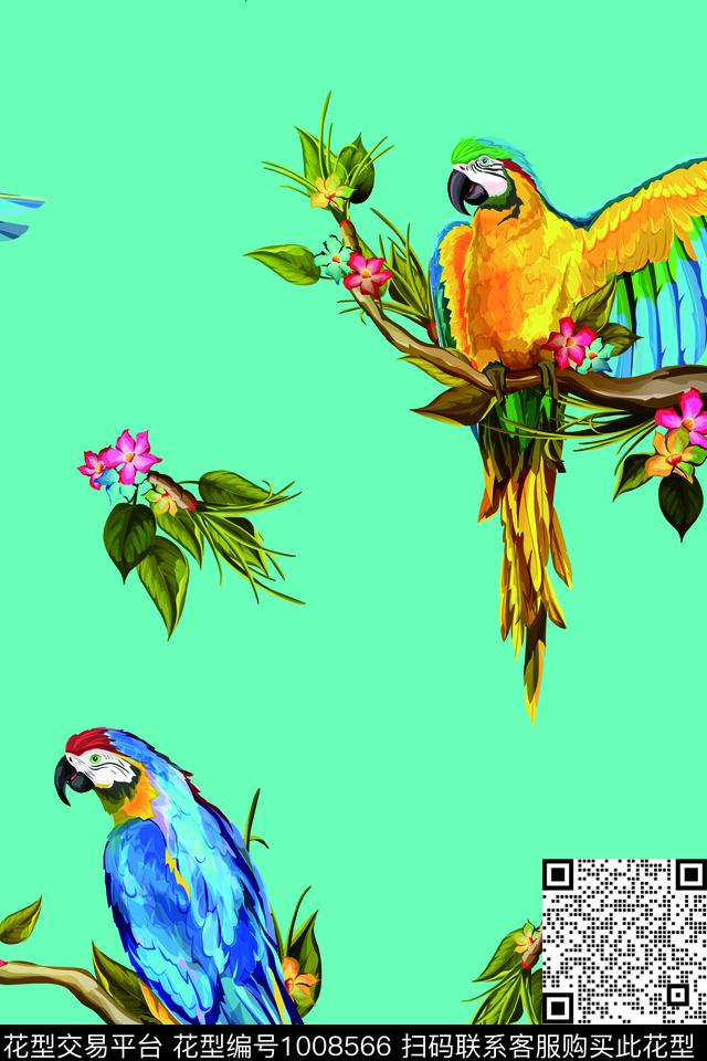 数码华亿平台女装大牌风数码印花华亿平台下载（图片编号: 1008566） - 瓦栏（Walan）