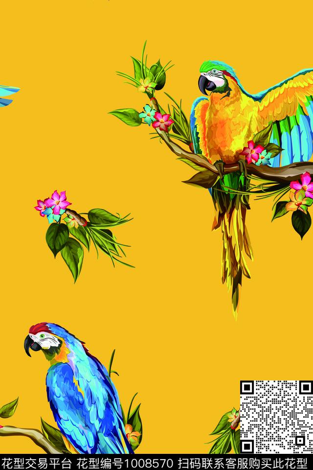 数码华亿平台女装大牌风数码印花华亿平台下载（图片编号: 1008570） - 瓦栏（Walan）