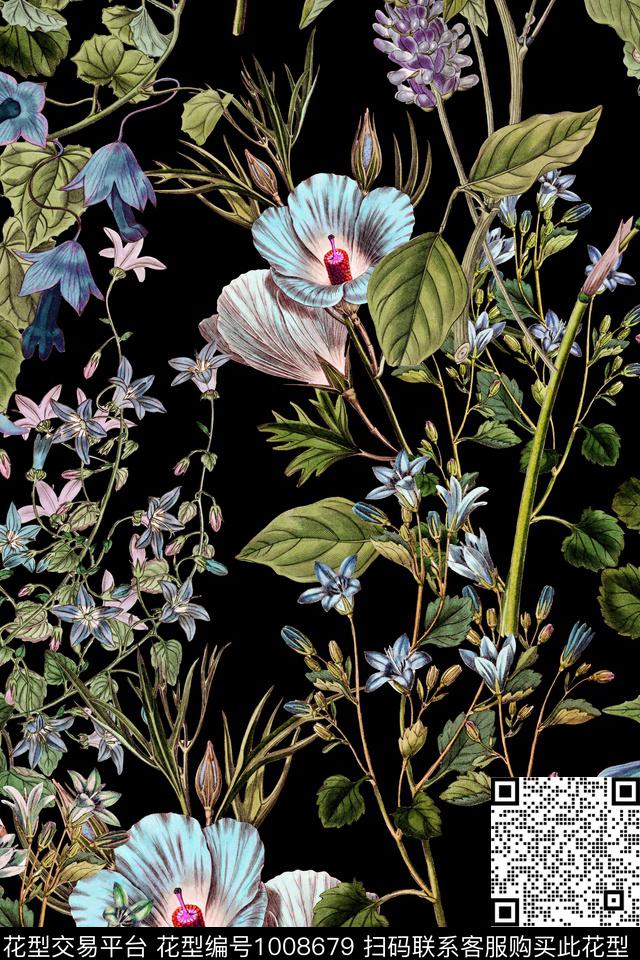 数码华亿平台男装花卉数码印花华亿平台下载（图片编号: 1008679） - 瓦栏（Walan）