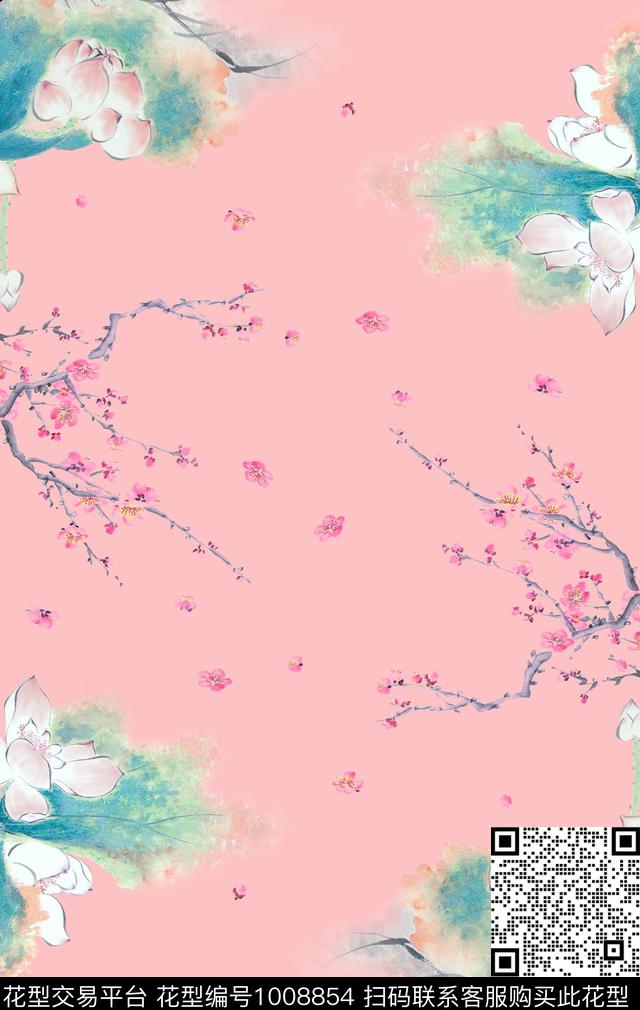 数码华亿平台围巾雪纺数码印花华亿平台下载（图片编号: 1008854） - 瓦栏（Walan）