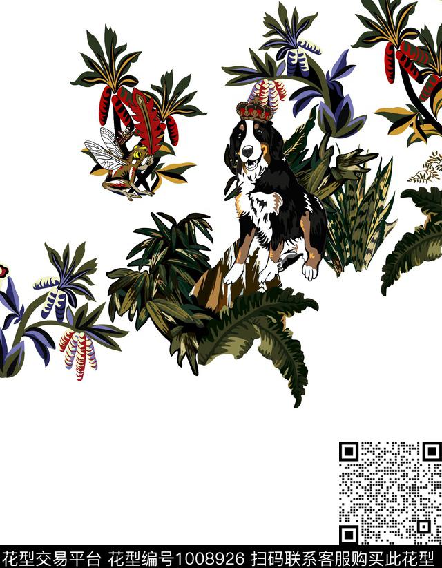 动物花卉数码华亿平台植物数码印花华亿平台下载（图片编号: 1008926） - 瓦栏（Walan）