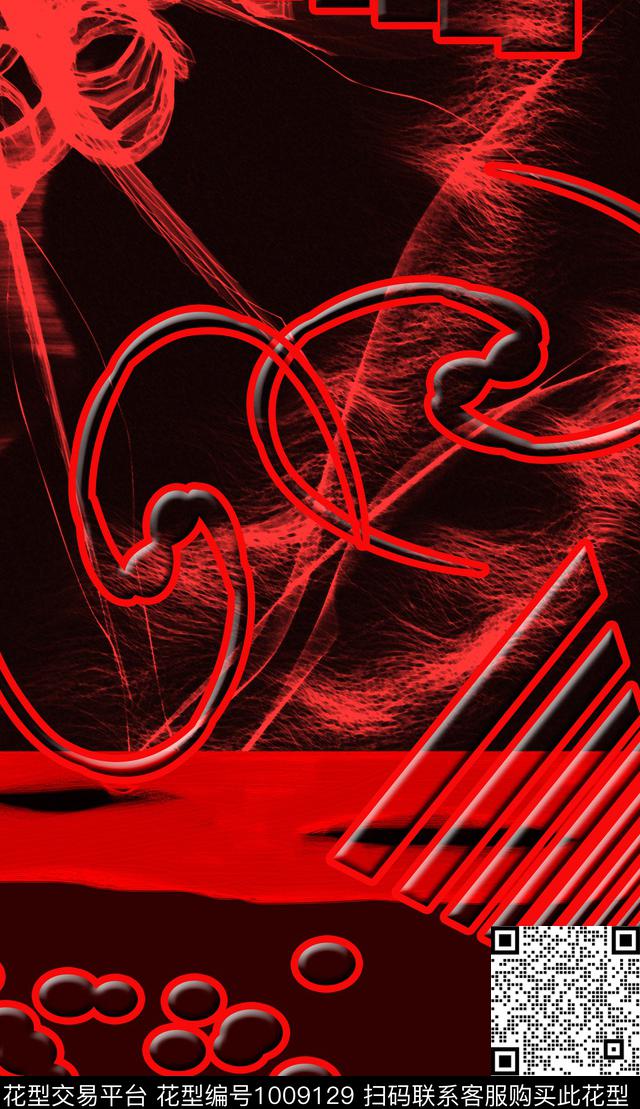 数码华亿平台创意条纹数码印花华亿平台下载（图片编号: 1009129） - 瓦栏（Walan）