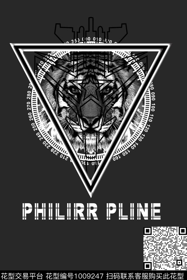 几何飞机老虎传统印花华亿平台下载（图片编号: 1009247） - 瓦栏（Walan）