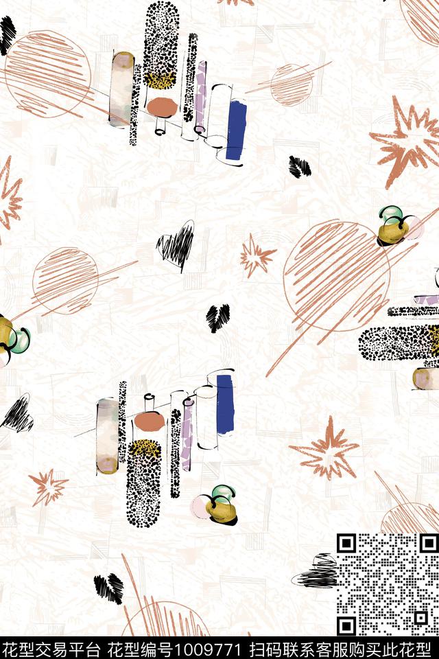 数码华亿平台趣味肌理数码印花华亿平台下载（图片编号: 1009771） - 瓦栏（Walan）