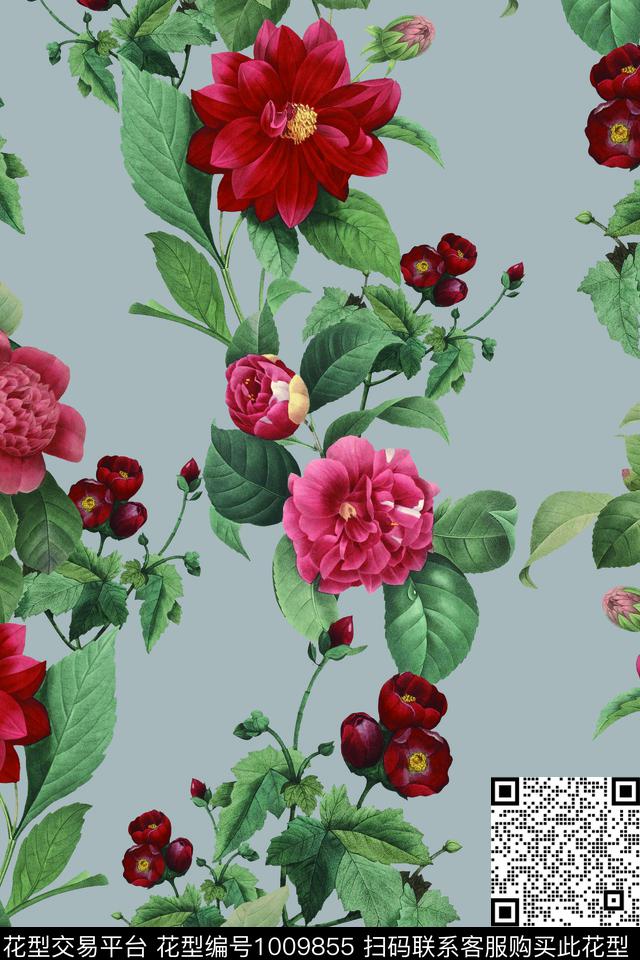 数码华亿平台女装大牌风数码印花华亿平台下载（图片编号: 1009855） - 瓦栏（Walan）