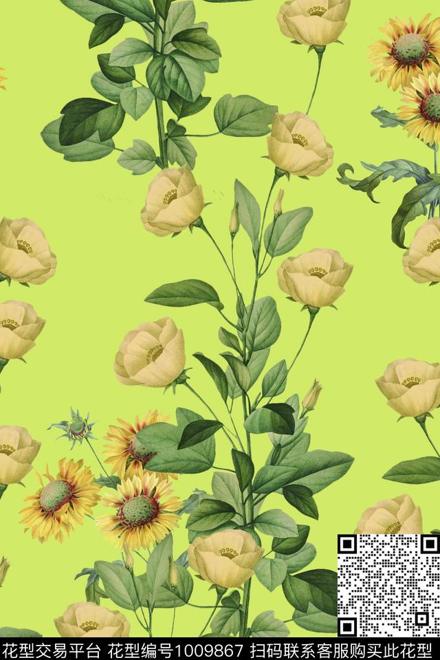 数码华亿平台女装大牌风数码印花华亿平台下载（图片编号: 1009867） - 瓦栏（Walan）