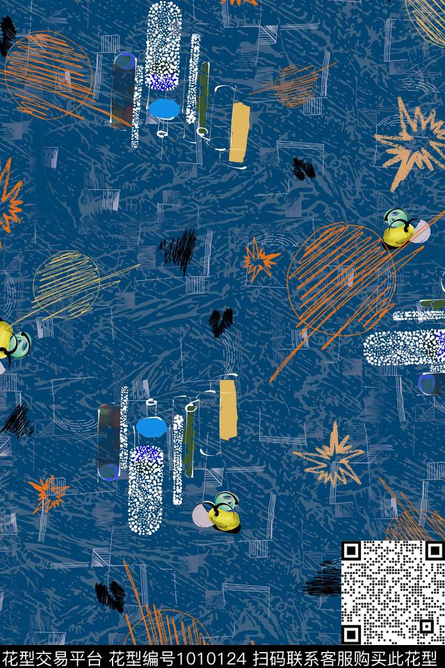 数码华亿平台趣味肌理数码印花华亿平台下载（图片编号: 1010124） - 瓦栏（Walan）