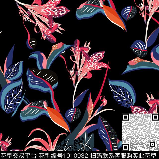 民族风古典花纹花卉数码印花华亿平台下载（图片编号: 1010932） - 瓦栏（Walan）