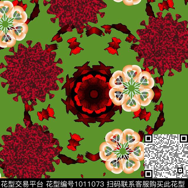 创意条纹艺术数码印花华亿平台下载（图片编号: 1011073） - 瓦栏（Walan）