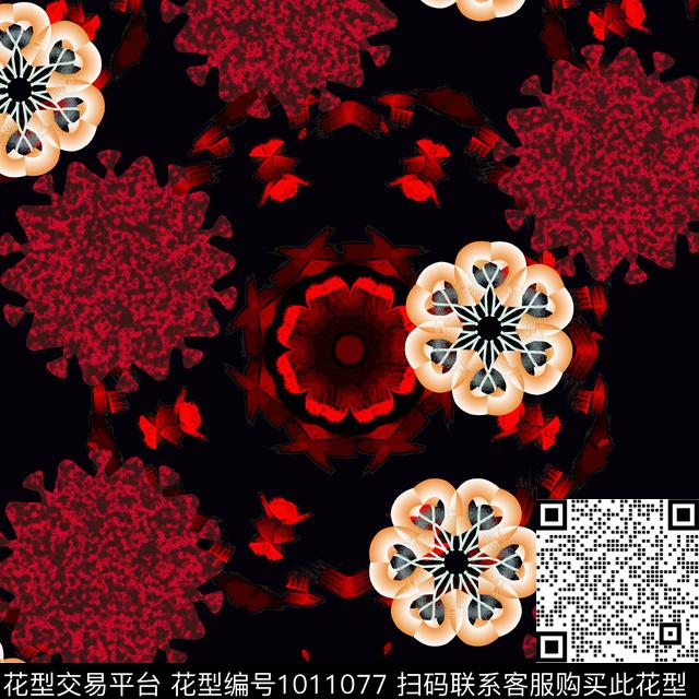 创意条纹艺术数码印花华亿平台下载（图片编号: 1011077） - 瓦栏（Walan）