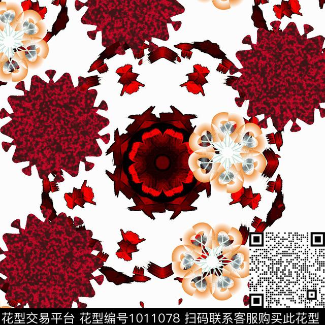 创意条纹艺术数码印花华亿平台下载（图片编号: 1011078） - 瓦栏（Walan）