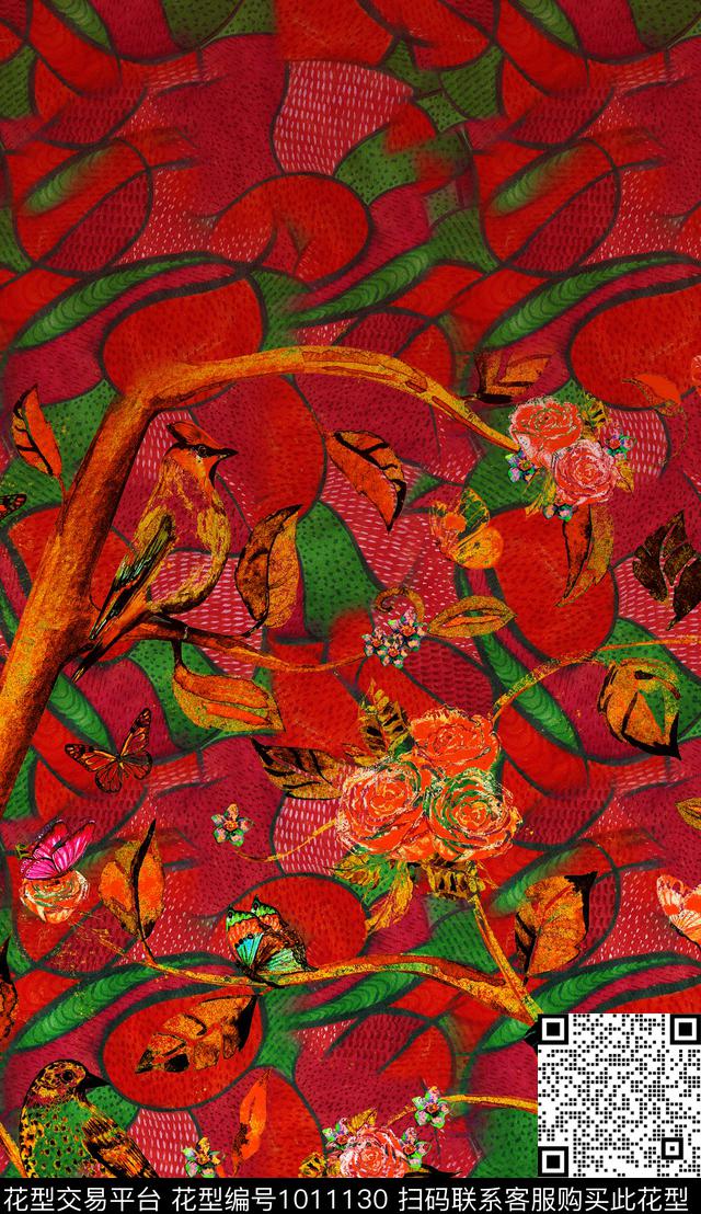 深圳几何素材数码印花华亿平台下载（图片编号: 1011130） - 瓦栏（Walan）