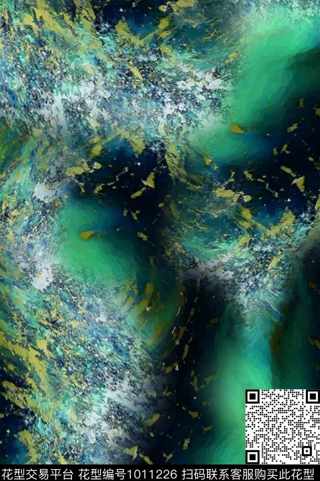 炫彩数码华亿平台抽象数码印花华亿平台下载（图片编号: 1011226） - 瓦栏（Walan）