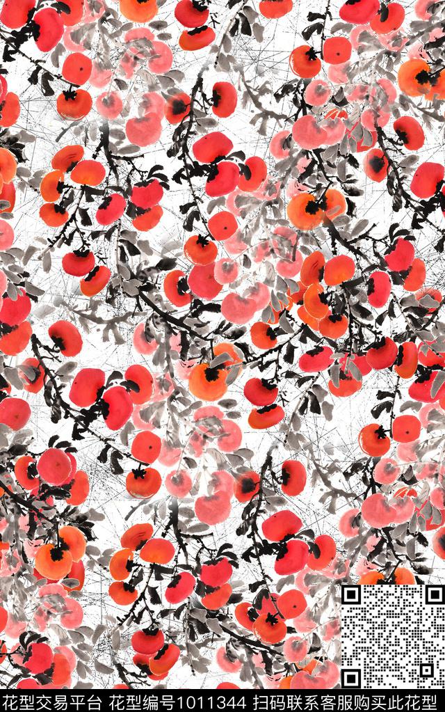 数码华亿平台民族风抽象数码印花华亿平台下载（图片编号: 1011344） - 瓦栏（Walan）