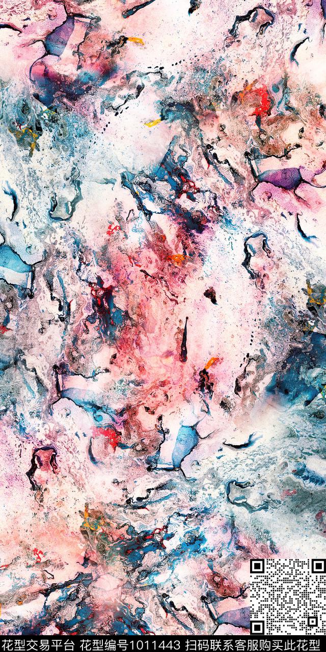 数码华亿平台女装肌理数码印花华亿平台下载（图片编号: 1011443） - 瓦栏（Walan）