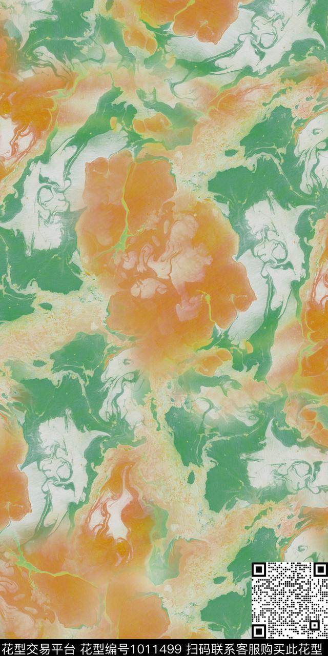 数码华亿平台抽象女装数码印花华亿平台下载（图片编号: 1011499） - 瓦栏（Walan）