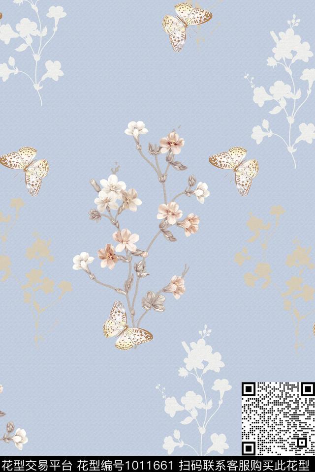 素雅小碎花花卉传统印花华亿平台下载（图片编号: 1011661） - 瓦栏（Walan）