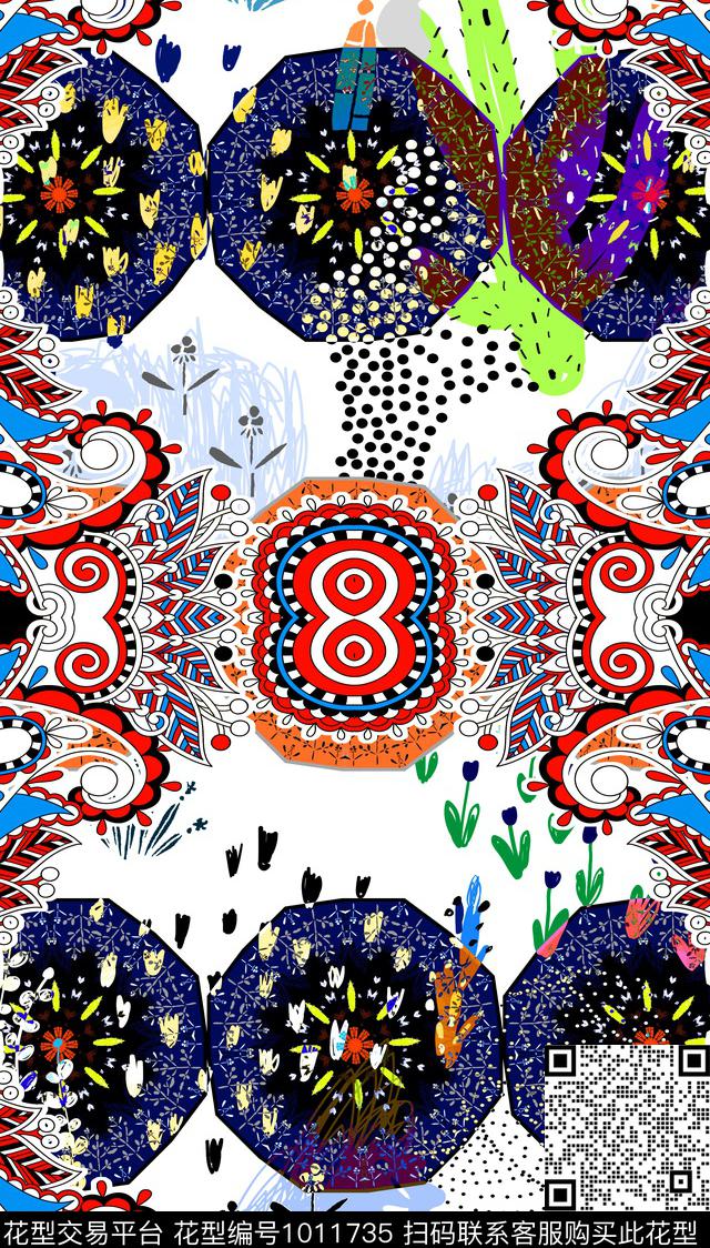 数码华亿平台春夏华亿平台女装数码印花华亿平台下载（图片编号: 1011735） - 瓦栏（Walan）