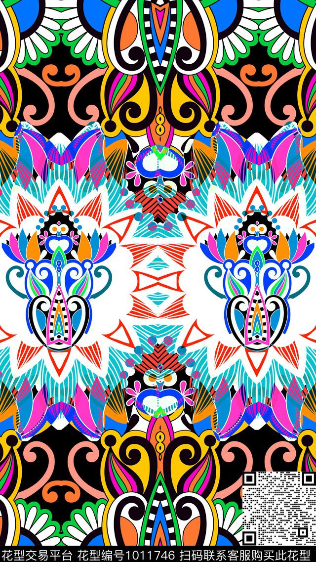 数码华亿平台春夏华亿平台女装数码印花华亿平台下载（图片编号: 1011746） - 瓦栏（Walan）