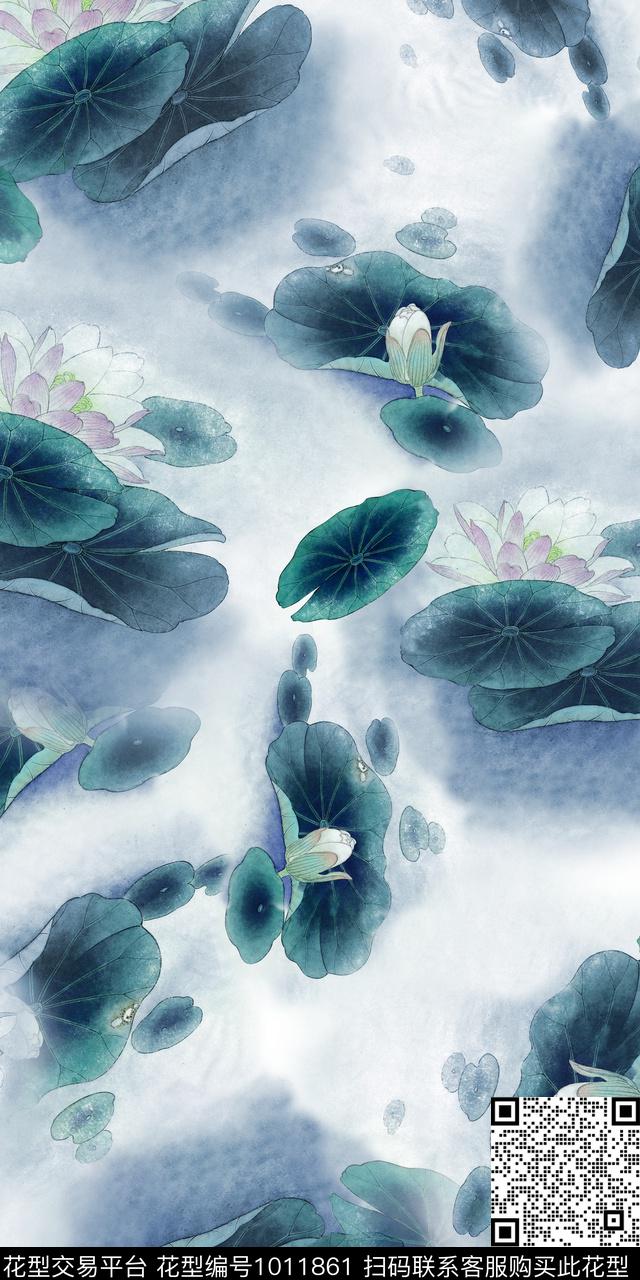 数码华亿平台3D立体花卉数码印花华亿平台下载（图片编号: 1011861） - 瓦栏（Walan）