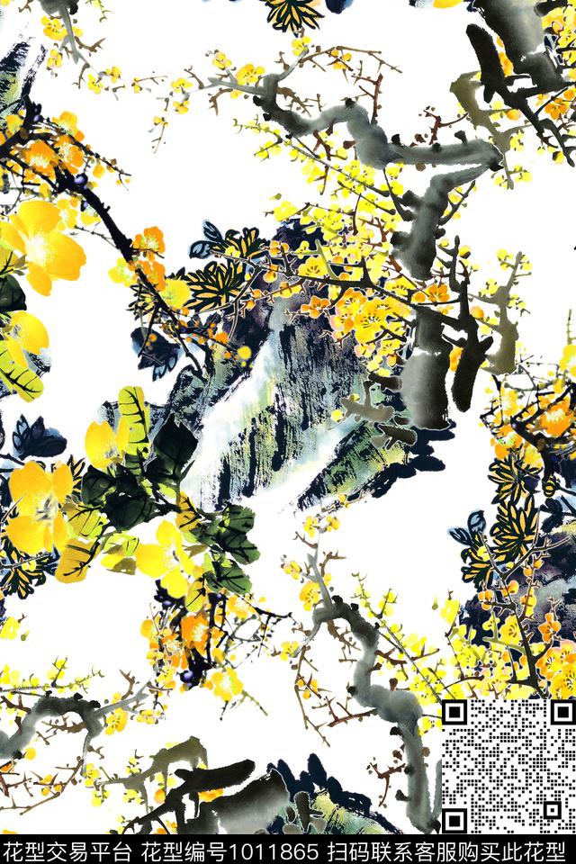 梅花山数码印花华亿平台下载（图片编号: 1011865） - 瓦栏（Walan）