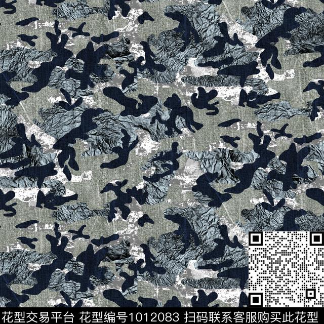 男装女装迷彩数码印花华亿平台下载（图片编号: 1012083） - 瓦栏（Walan）