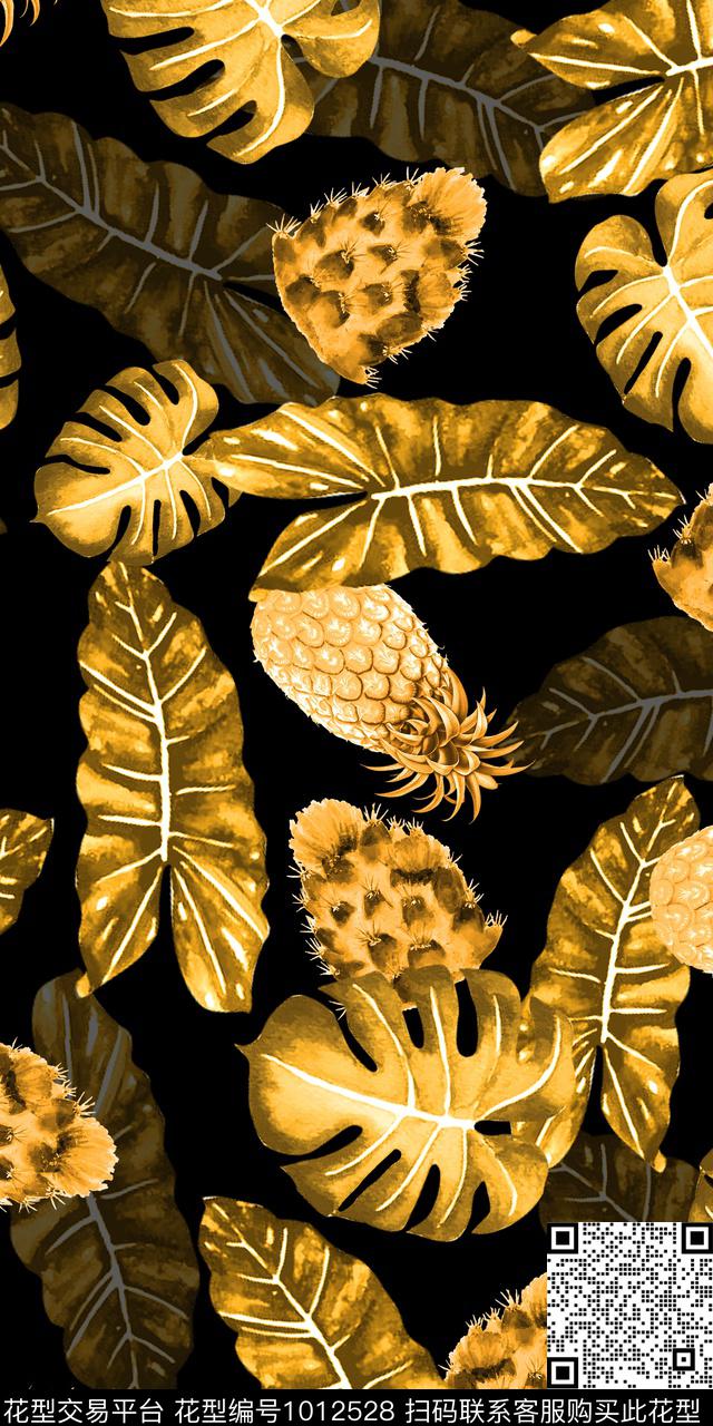 数码华亿平台植物热带华亿平台数码印花华亿平台下载（图片编号: 1012528） - 瓦栏（Walan）