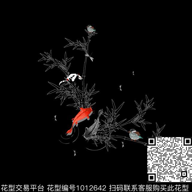 数码华亿平台抽象男装数码印花华亿平台下载（图片编号: 1012642） - 瓦栏（Walan）