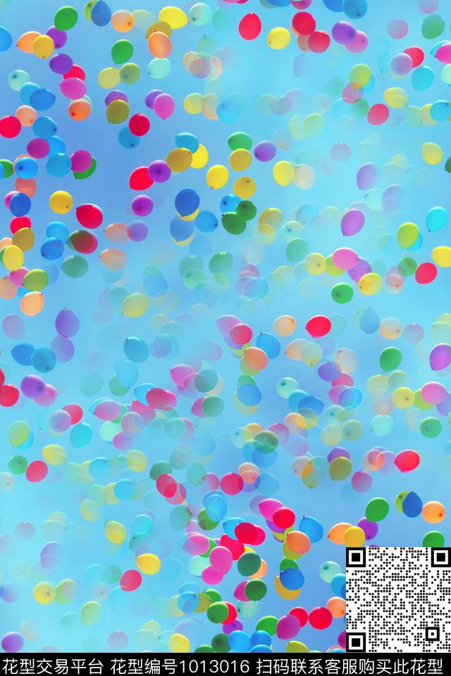 数码华亿平台气球抽象数码印花华亿平台下载（图片编号: 1013016） - 瓦栏（Walan）