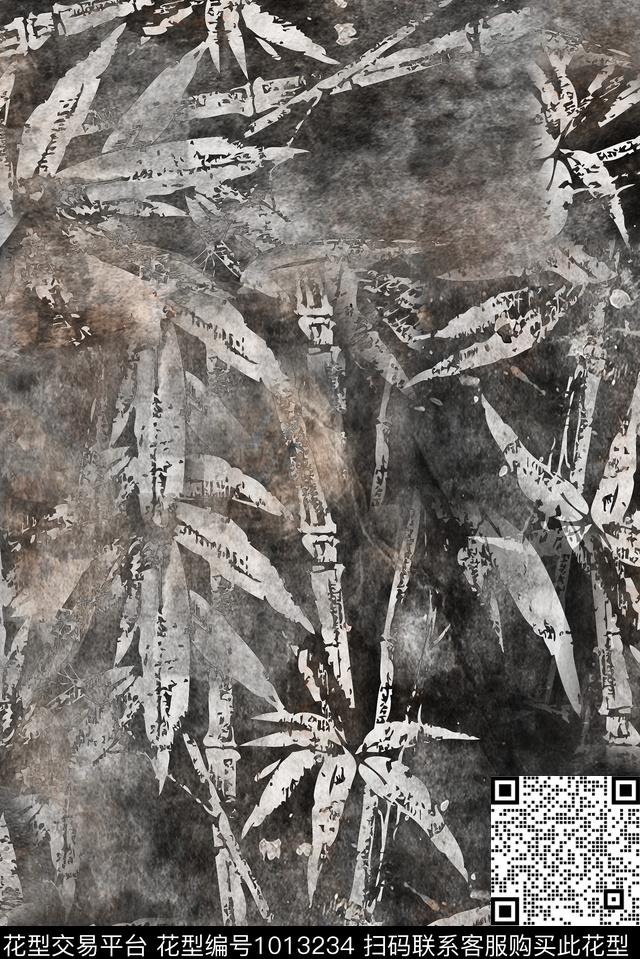 数码华亿平台肌理香云纱数码印花华亿平台下载（图片编号: 1013234） - 瓦栏（Walan）